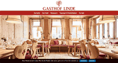 Desktop Screenshot of hotel-linde.eu
