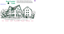 Desktop Screenshot of hotel-linde.com